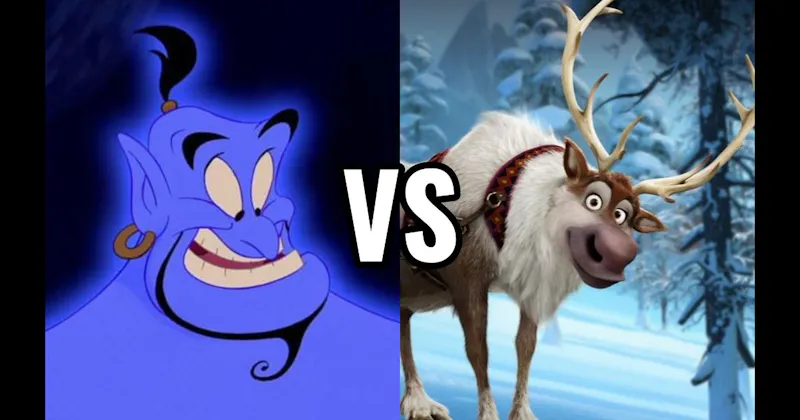Genie (Aladdin) vs. Sven (Frozen)