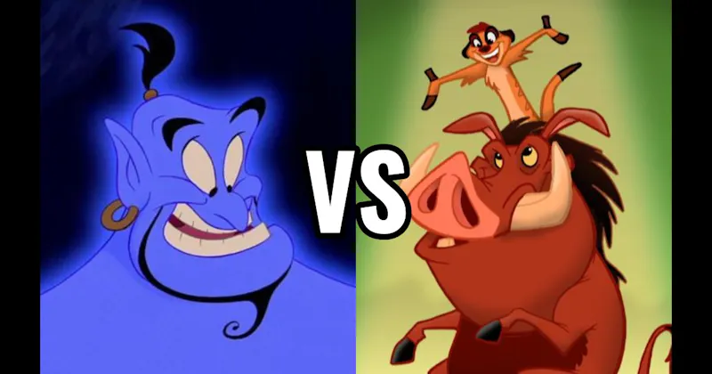 Genie (Aladdin) vs. Timon & Pumbaa (Lion King)