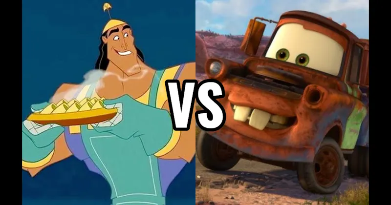 Kronk (Emperor’s New Groove) vs. Mater (Cars)