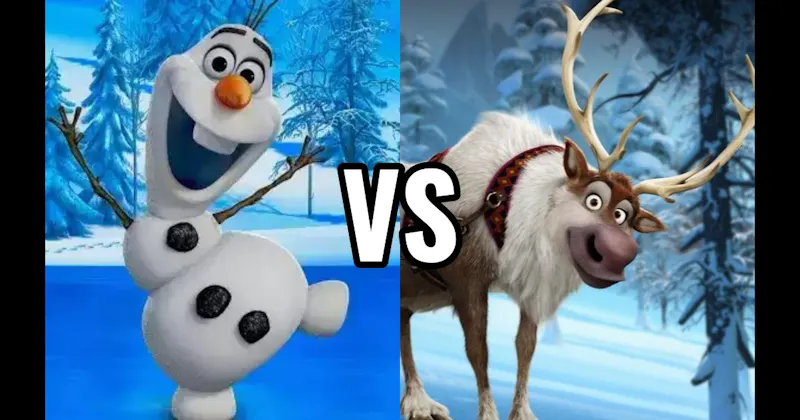 Olaf (Frozen) vs. Sven (Frozen)
