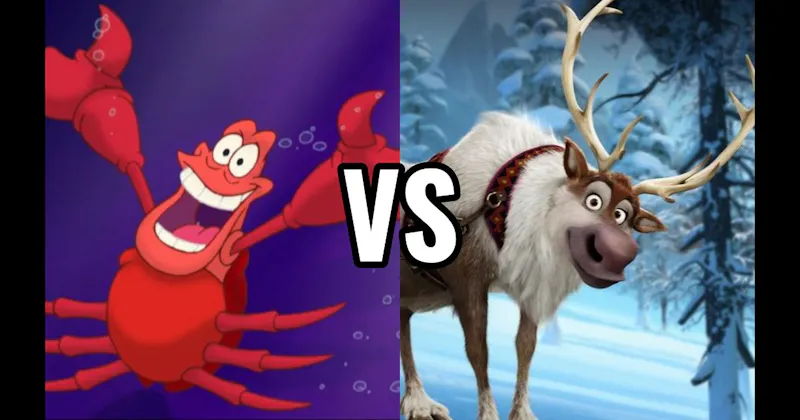 Sebastian (Little Mermaid) vs. Sven (Frozen)