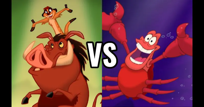 Sebastian (Little Mermaid) vs. Timon & Pumbaa (Lion King)