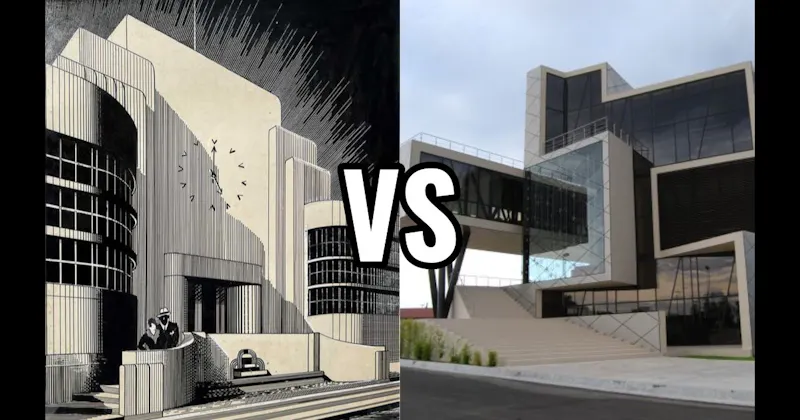 Art Deco vs. Modernism