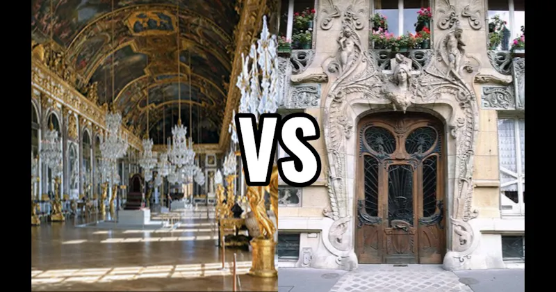 Art Nouveau vs. Baroque
