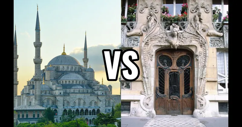 Art Nouveau vs. Islamic Architecture