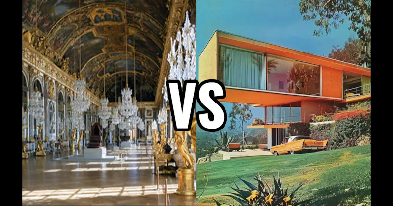 Baroque vs. Mid-Century Modern