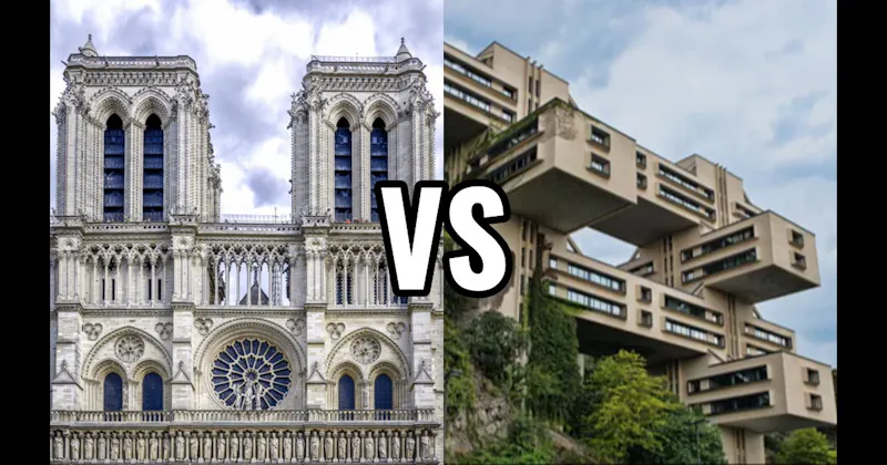 Brutalism vs. Gothic