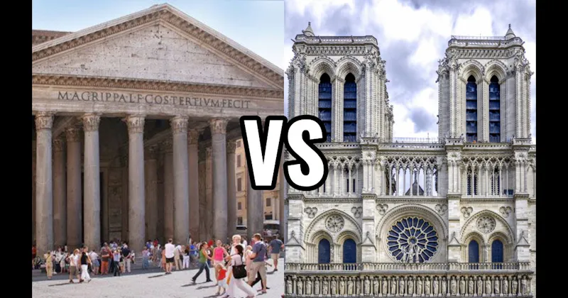 Classical (Greek & Roman) vs. Gothic