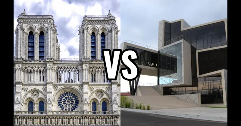 Gothic vs. Modernism