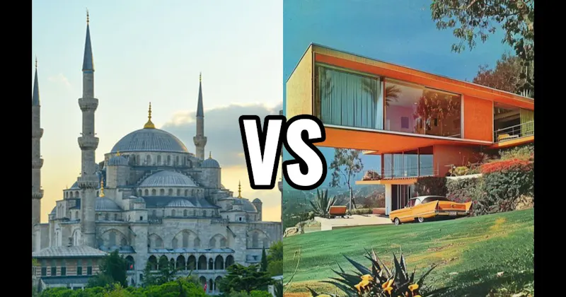 Islamic Architecture vs. Mid-Century Modern