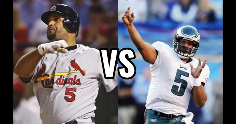 Albert Pujols vs. Donovan McNabb
