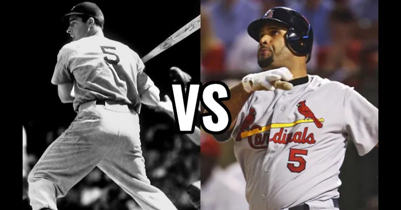 Albert Pujols vs. Joe DiMaggio