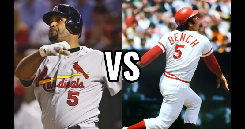 Albert Pujols vs. Johnny Bench