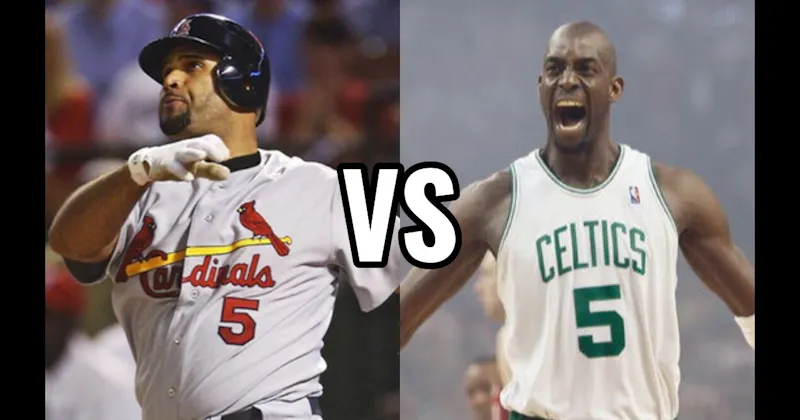 Albert Pujols vs. Kevin Garnett