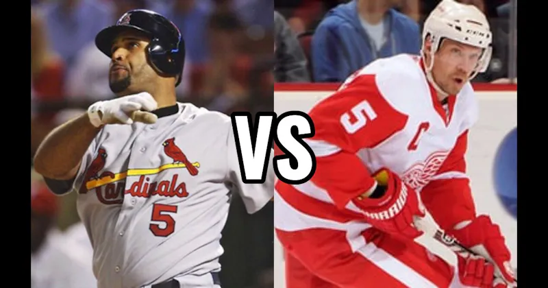 Albert Pujols vs. Nicklas Lidström