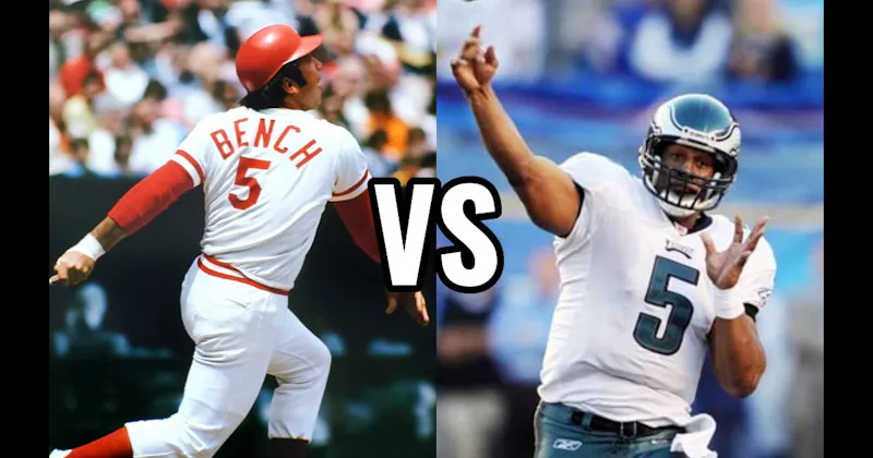 Donovan McNabb vs. Johnny Bench