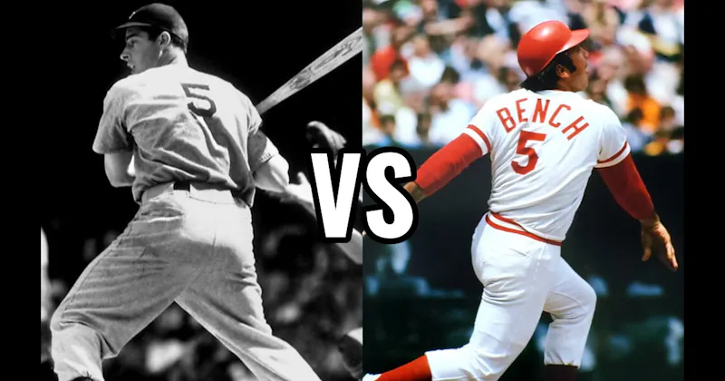 Joe DiMaggio vs. Johnny Bench
