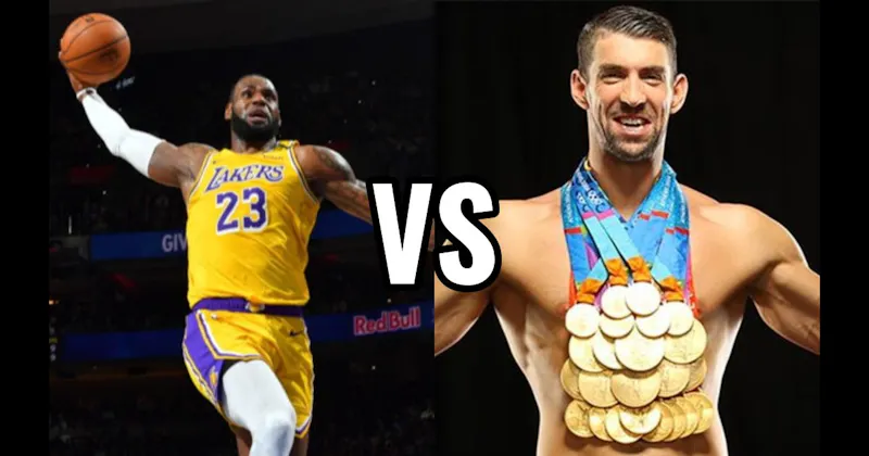 LeBron James vs. Michael Phelps