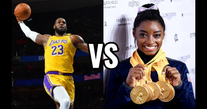LeBron James vs. Simone Biles