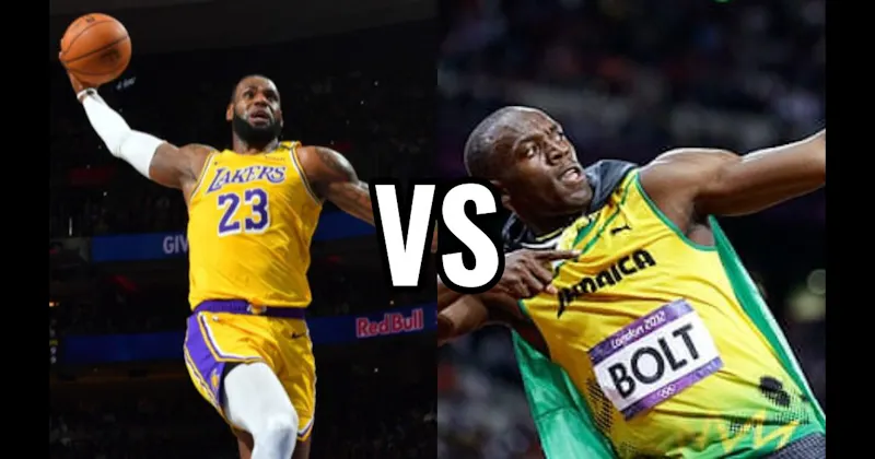 LeBron James vs. Usain Bolt