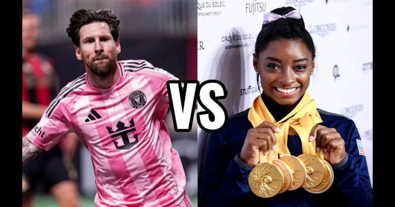 Lionel Messi vs. Simone Biles