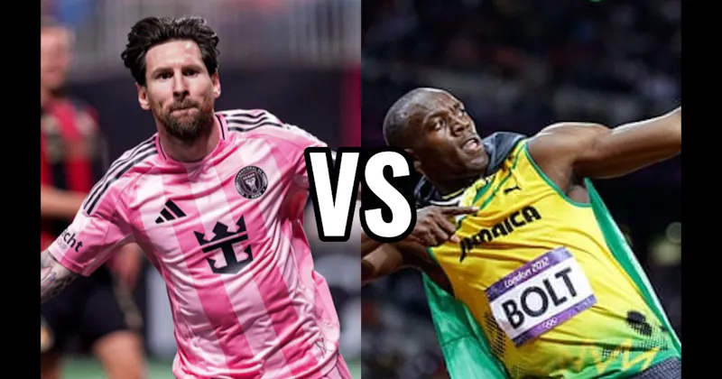 Lionel Messi vs. Usain Bolt