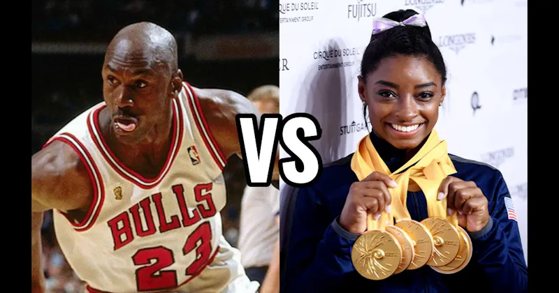 Michael Jordan vs. Simone Biles
