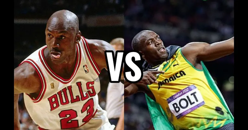 Michael Jordan vs. Usain Bolt