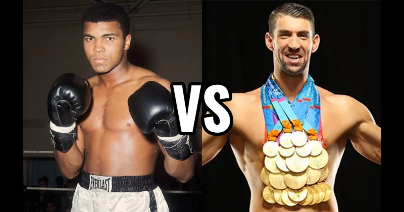 Michael Phelps vs. Muhammad Ali
