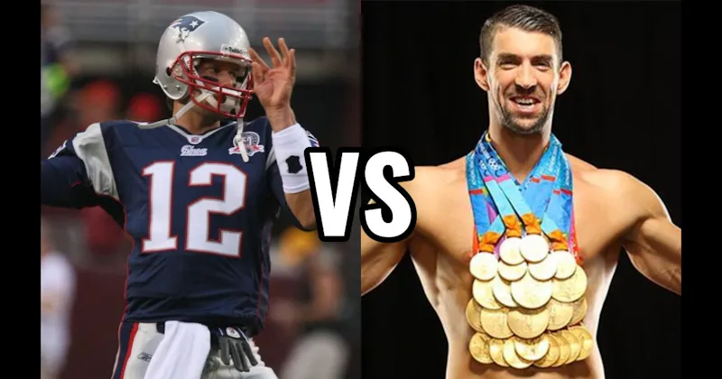 Michael Phelps vs. Tom Brady