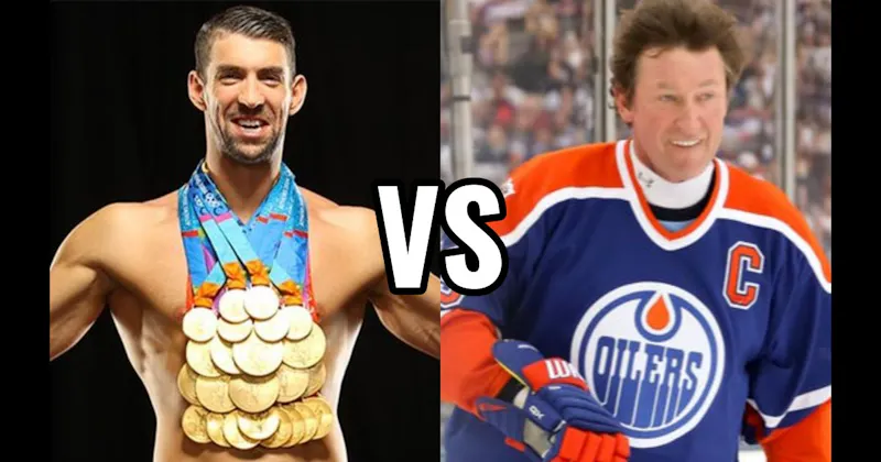Michael Phelps vs. Wayne Gretzky