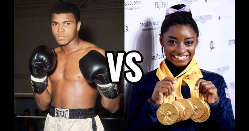 Muhammad Ali vs. Simone Biles