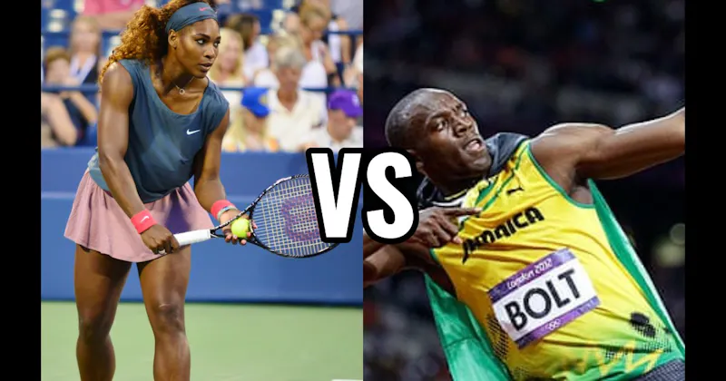 Serena Williams vs. Usain Bolt