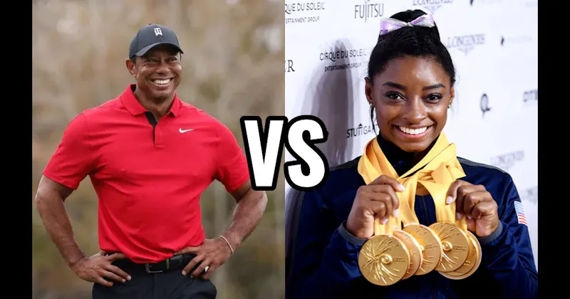 Simone Biles vs. Tiger Woods