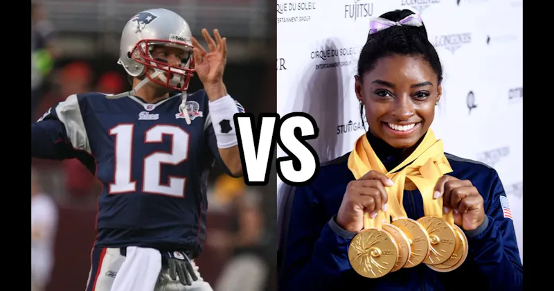 Simone Biles vs. Tom Brady