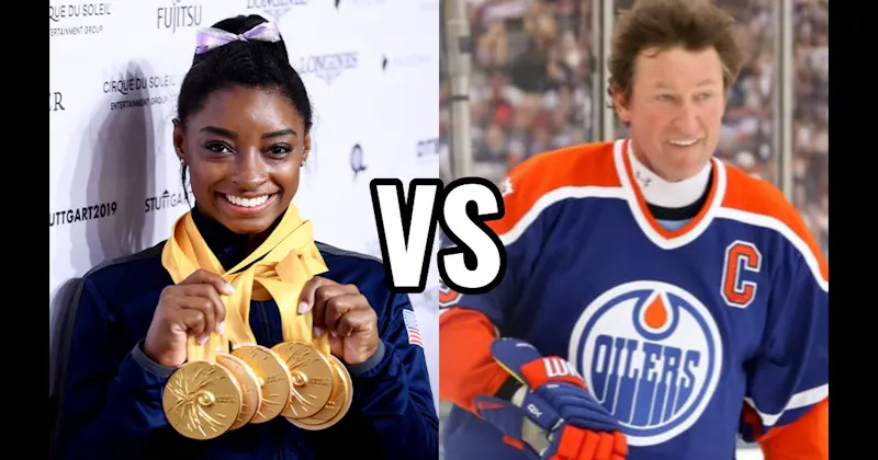 Simone Biles vs. Wayne Gretzky