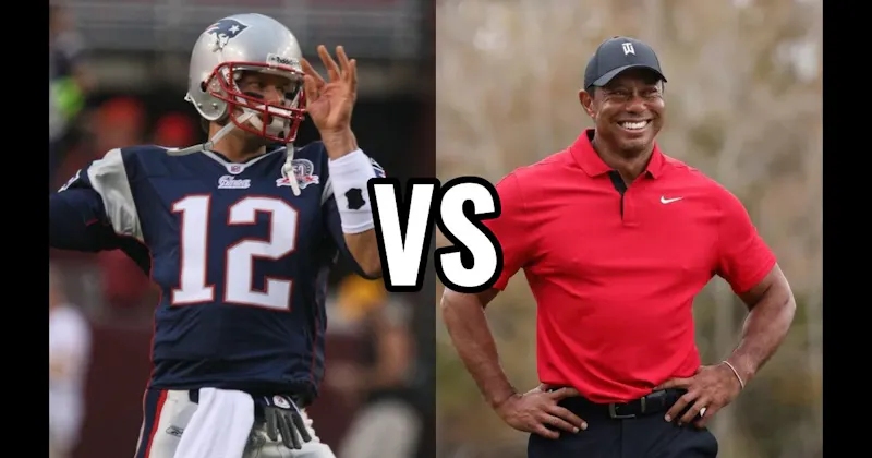 Tiger Woods vs. Tom Brady