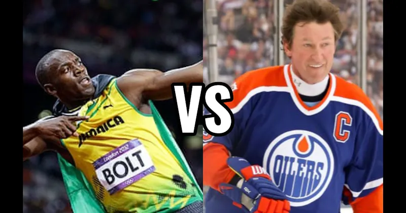 Usain Bolt vs. Wayne Gretzky