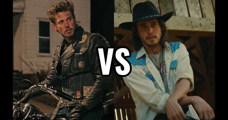 Benny in 'The Bikeriders' vs. Tex Watson in 'Once Upon a Time in Hollywood'