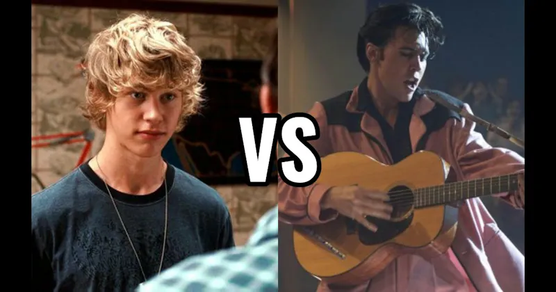 Elvis in 'Elvis' vs. Jake Pearson in 'Aliens in the Attic'