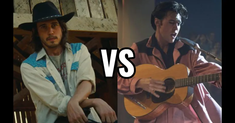 Elvis in 'Elvis' vs. Tex Watson in 'Once Upon a Time in Hollywood'
