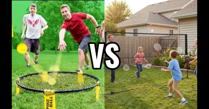 Badminton vs. Spikeball