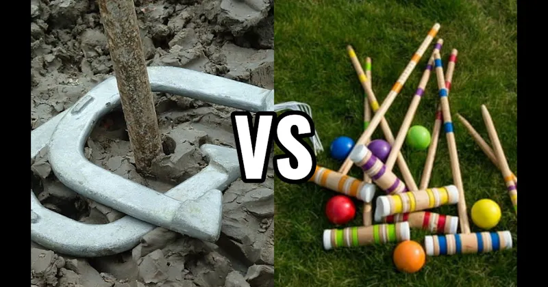 Croquet vs. Horseshoes