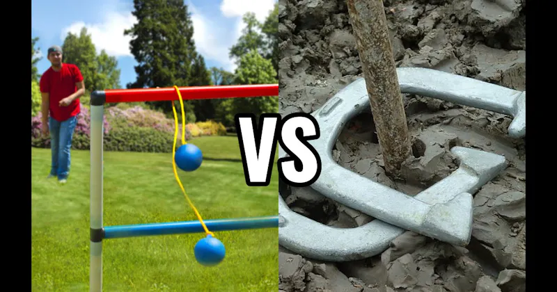 Horseshoes vs. Ladder Toss