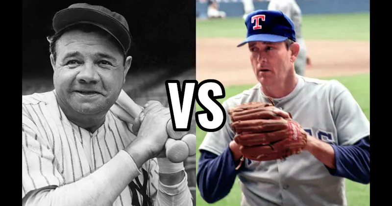 Babe Ruth vs. Nolan Ryan