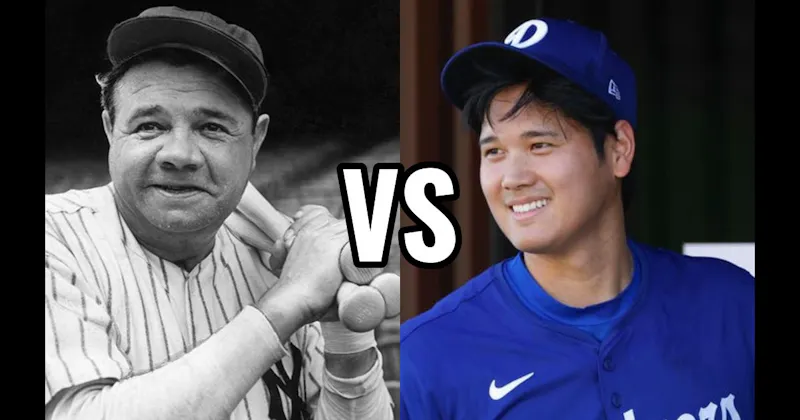 Babe Ruth vs. Shohei Ohtani