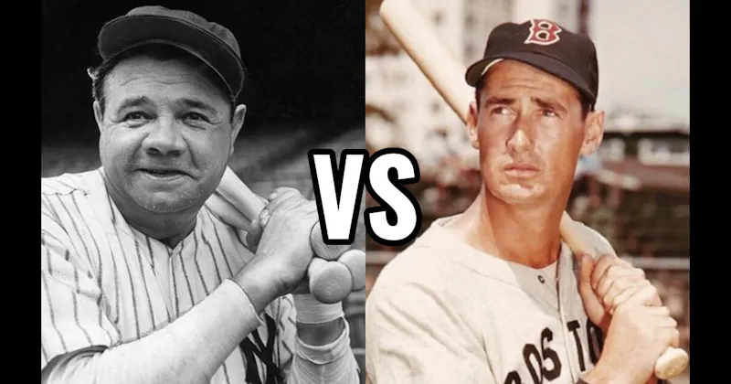 Babe Ruth vs. Ted Williams
