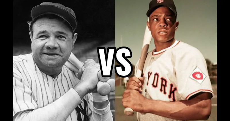 Babe Ruth vs. Willie Mays