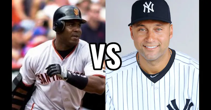 Barry Bonds vs. Derek Jeter
