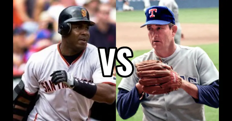 Barry Bonds vs. Nolan Ryan